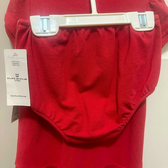 NWT Ralph Lauren red and navy toddler sz.18M 2piece dress set! Great present 🎁 - Picture 11 of 16